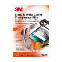 3M PP2500 Black and White A4 Unbacked Copier Transparency Film