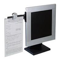3M DH240MB Document Clip Holder for CRT and LCD Monitors (Black)