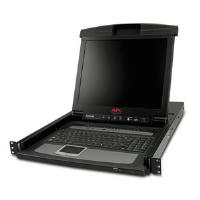 APC 17-inch Rack LCD Console with Integrated 16-Port Analog KVM Switch