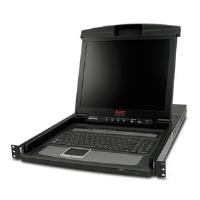 APC 17-inch Rack LCD Console with Integrated 8-Port Analog KVM Switch