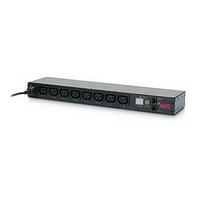 APC Rack Power Distribution Unit Switched 1U 10A 208/ 230V 8 x C13 - Horizontal