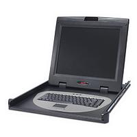 APC 17 inch Rackmount LCD Monitor Keyboard Mouse (Black) -UK