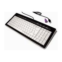 Accuratus M2080 Slim Multimedia Keyboard - Combo PS/2 and USB (Black)