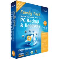 Acronis True Image Home 2012 PC Backup and Recovery Family Pack