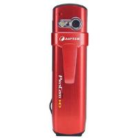 Aiptek PenCam Trio HD 720p 5 Megapixel 3x Digital Zoom Digital Camcorder with 1.1 inch OLED Display (Red)