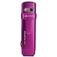 Aiptek PenCam Trio HD 720p 5 Megapixel 3x Digital Zoom Digital Camcorder with 1.1 inch OLED Display (Purple)