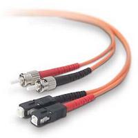 Belkin ST / SC Multimode 62.5/125 µm Duplex Fibre Patch Cable 1m