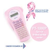 Brother PT-1000P Handheld Labelling Machine for Tapes 6, 9 and 12mm (Pink - Limited Edition)