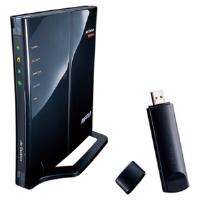 Bundle: Buffalo AirStation Wireless-N 300Mbps Router and Access Point + USB 2.0 Client - Europe