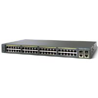 Cisco Catalyst 2960-48TC-L Switch 48 Ethernet 10/ 100 Ports 2 Dual-purpose Ports (10/ 100/ 1000 or SFP) LAN Base