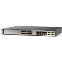 Cisco Catalyst 3750G-24PS 24 Ethernet 10/100/1000 Ports with IEEE 802.3af and Cisco Prestandard PoE 4 SFP-based Gigabit Ethernet Ports IP Base