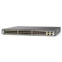 Cisco Catalyst 3750G-48PS 48 10/100/1000 with IEEE 802.3af and Cisco Prestandard PoE Ports 4 SFP-based Gigabit Ethernet Ports IP Services