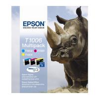 Epson DuraBrite Ultra T1006 Rhino Multipack 3 Colour Ink Cartridges (Cyan, Magenta, Yellow) for Stylus Offfice BX600FW, Stylus Office B40W