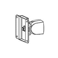 Ergotron 100 Series Wall Mount Single Pivot with Portrait/ Landscape (Black/ Grey)