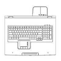 HP 1U Rackmount Keyboard with USB (UK)